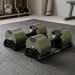 Powertrain Eon 90kg Adjustable Dumbbells Pair (2x 45kg) Quick Dial Strength Training Free Weights for Home Gym, Green Image 12 thumbnail