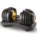 Powertrain 24kg Gold Adjustable Dumbbell Home Gym Weights Image 2 thumbnail