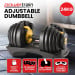 Powertrain 24kg Gold Adjustable Dumbbell Home Gym Weights thumbnail
