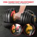 Powertrain 24kg Gold Adjustable Dumbbell Home Gym Weights Image 4 thumbnail