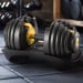 Powertrain 24kg Gold Adjustable Dumbbell Home Gym Weights Image 13 thumbnail