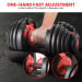 Powertrain 24kg Adjustable Dumbbells 15-in-1 Home Gym Weights  Red Image 4 thumbnail