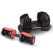 Powertrain 24kg Adjustable Dumbbells 15-in-1 Home Gym Weights  Red Image 9 thumbnail