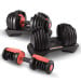 Powertrain 48kg Adjustable Dumbbells 15-in-1 Home Gym Weights  Red Image 9 thumbnail