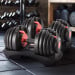 Powertrain 48kg Adjustable Dumbbells 15-in-1 Home Gym Weights  Red Image 12 thumbnail