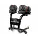 Powertrain 2x 24kg Adjustable Dumbbells Home Gym Weights with Stand thumbnail