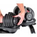 Powertrain 2x 24kg Adjustable Dumbbells Home Gym Weights with Stand Image 3 thumbnail