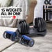 2x 24kg Powertrain Home Gym Adjustable Dumbbells Image 2 thumbnail