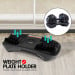 Powertrain 2x 24kg Blue Home Gym Adjustable Dumbbells Weights Image 4 thumbnail