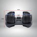 Powertrain 2x 24kg Blue Adjustable Dumbbells Home Gym Weights with Stand Image 8 thumbnail