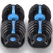 Powertrain 2x 24kg Blue Home Gym Adjustable Dumbbells Weights Image 9 thumbnail