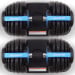 Powertrain 2x 24kg Blue Home Gym Adjustable Dumbbells Weights Image 10 thumbnail