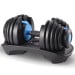 Powertrain 24kg Adjustable Dumbbell Home Gym Exercise Weights Free Workout Blue Image 2 thumbnail