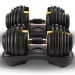 Powertrain 2x 24kg Gold Home Gym Adjustable Dumbbells Weights Image 7 thumbnail