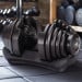 Powertrain 40kg Adjustable Dumbbell Home Gym Weights Image 3 thumbnail