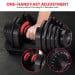 Powertrain 80kg Gen3 Adjustable Dumbbell Home Gym Weights with Stand Image 6 thumbnail