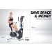 Powertrain 6-in-1 Elliptical Cross Trainer Bike with Weights and Twist Disc Image 5 thumbnail
