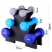 Everfit 6 Piece 12kg Dumbbell Weights Set with Stand Image 2 thumbnail