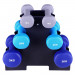 Everfit 6 Piece 12kg Dumbbell Weights Set with Stand Image 3 thumbnail