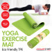 Powertrain Eco-Friendly TPE Pilates Exercise Yoga Mat 8mm - Green Image 3 thumbnail