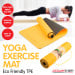 Powertrain Eco-Friendly TPE Pilates Exercise Yoga Mat 8mm - Orange Image 3 thumbnail