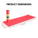 Powertrain TPE Pilates Exercise Yoga Mat 8mm - Red Image 2 thumbnail