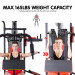 Powertrain Multi Station Home Gym with 165lb Weights and Punching Bag Image 9 thumbnail