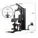 Powertrain JX-89 Multi Station Home Gym 68kg Weight Cable Machine Image 11 thumbnail