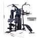 Powertrain Multi Station Home Gym 158lb Weights Punching Bag Image 4 thumbnail