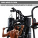 Powertrain Multi Station Home Gym 158lb Weights Punching Bag Image 8 thumbnail