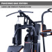 Powertrain Multi Station Home Gym 158lb Weights Punching Bag Image 9 thumbnail