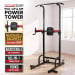 Powertrain J06 Multi-Function Power Tower Pull Up Chin Up Dip Station Heavy Duty Home Gym Strength Training Equipment Image 2 thumbnail