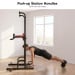Powertrain J06 Multi-Function Power Tower Pull Up Chin Up Dip Station Heavy Duty Home Gym Strength Training Equipment Image 13 thumbnail