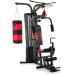 Powertrain Home Gym Multi Station with 110lb Weights, Boxing Punching Bag, and Speed Bag Image 2 thumbnail