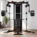 Powertrain Home Gym Station Functional Trainer Cable Power Rack 136kg Weight Stack Image 17 thumbnail