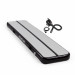 Powertrain 3m x 1m Inflatable Air Track 20cm Thick Gymnastics Exercise Tumbling Mat in Grey Black with Electric Pump Image 2 thumbnail
