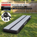 Powertrain 3m x 1m Inflatable Air Track 20cm Thick Gymnastics Exercise Tumbling Mat in Grey Black with Electric Pump thumbnail