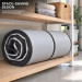 Powertrain 3m x 1m Inflatable Air Track 20cm Thick Gymnastics Exercise Tumbling Mat in Grey Black with Electric Pump Image 11 thumbnail
