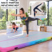 Powertrain 3m x 1m Inflatable Air Track 20cm Thick Gymnastics Exercise Tumbling Mat in Rainbow with Electric Pump Image 7 thumbnail