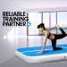 Air Track Powertrain 4m x 2m Gymnastics Mat Tumbling Exercise - Blue White Image 2 thumbnail
