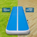 Air Track Powertrain 4m x 2m Gymnastics Mat Tumbling Exercise - Blue White Image 6 thumbnail