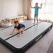 Air Track Powertrain 4m x 2m Gymnastics Mat Tumbling Exercise - Grey Black Image 12 thumbnail