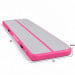 Air Track Powertrain 4m x 2m Gymnastics Mat Tumbling Exercise - Grey Pink Image 3 thumbnail