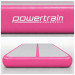 Air Track Powertrain 4m x 2m Gymnastics Mat Tumbling Exercise - Grey Pink Image 5 thumbnail