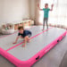 Air Track Powertrain 4m x 2m Gymnastics Mat Tumbling Exercise - Grey Pink Image 12 thumbnail