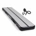 Powertrain 5m x 1m Inflatable Air Track 20cm Thick Gymnastics Exercise Tumbling Mat in Grey Black with Electric Pump Image 2 thumbnail