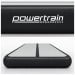 Powertrain 5m x 1m Inflatable Air Track 20cm Thick Gymnastics Exercise Tumbling Mat in Grey Black with Electric Pump Image 5 thumbnail