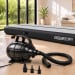 Powertrain 5m x 1m Inflatable Air Track 20cm Thick Gymnastics Exercise Tumbling Mat in Grey Black with Electric Pump Image 15 thumbnail