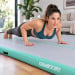 Air Track Powertrain 6m x 2m Gymnastics Mat Tumbling Exercise - Grey Green Image 14 thumbnail