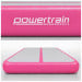 Air Track Powertrain 6m x 2m Gymnastics Mat Tumbling Exercise - Grey Pink Image 5 thumbnail